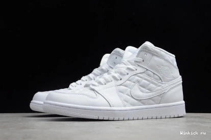 QUILTED AIR MID WHITE 1 JORDAN 1214